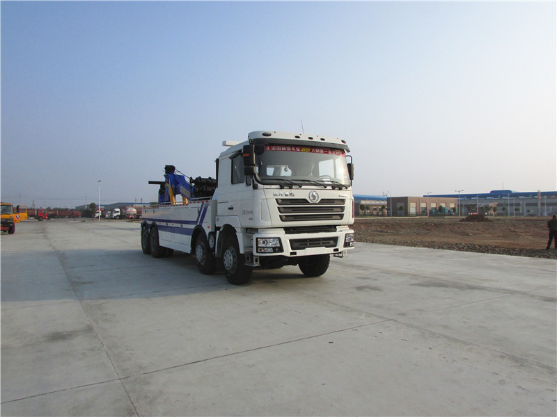 陜汽前四后八拖吊聯體清障車